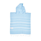 Baby Blue Kids Beach Hooded Towel