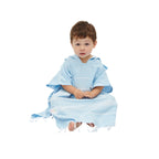 Baby Blue Kids Hooded Poncho Beach Towel