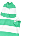 Green Kids Beach Hooded Towel
