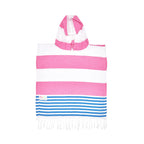 Pink Kids Beach Hooded Towel