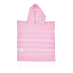 Baby Pink Kids Beach Hooded Towel