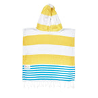 Yellow Kids Beach Hooded Towel