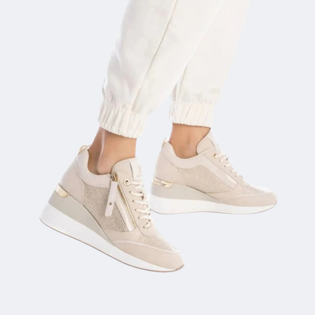 XTI 142957 - Wedge Trainers - Beige