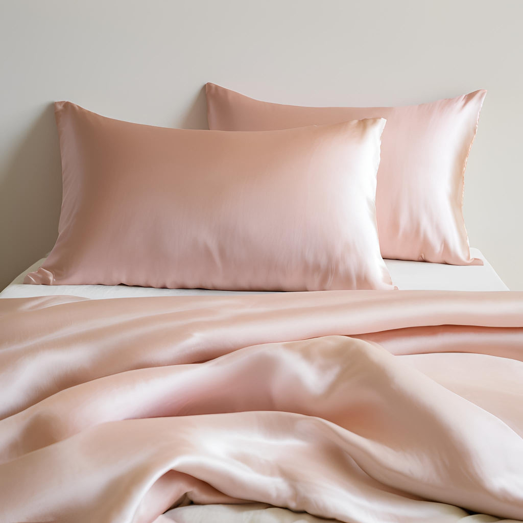 100% Mulberry Silk Pillowcase - Blush Pink