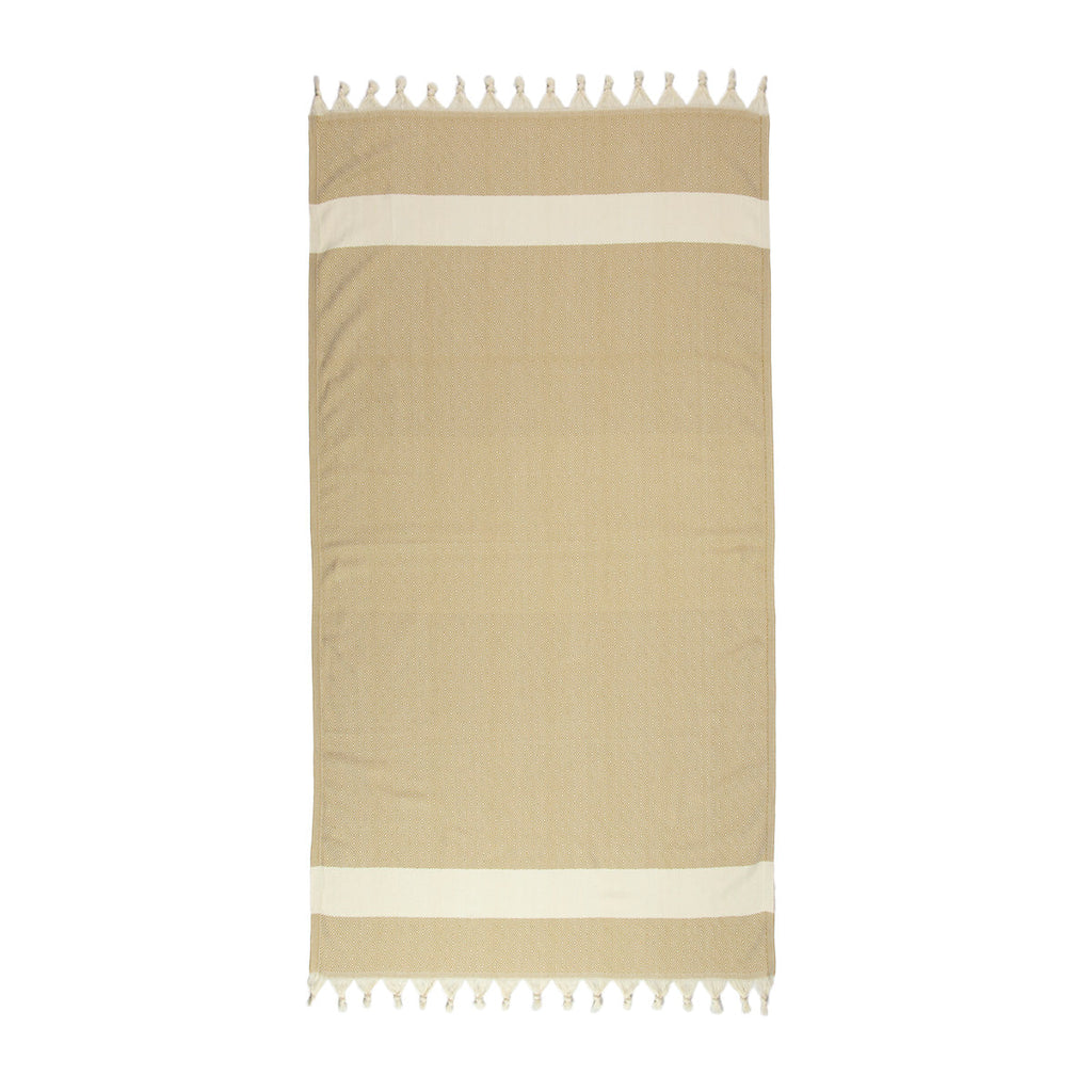 Beige Turkish Towel Full