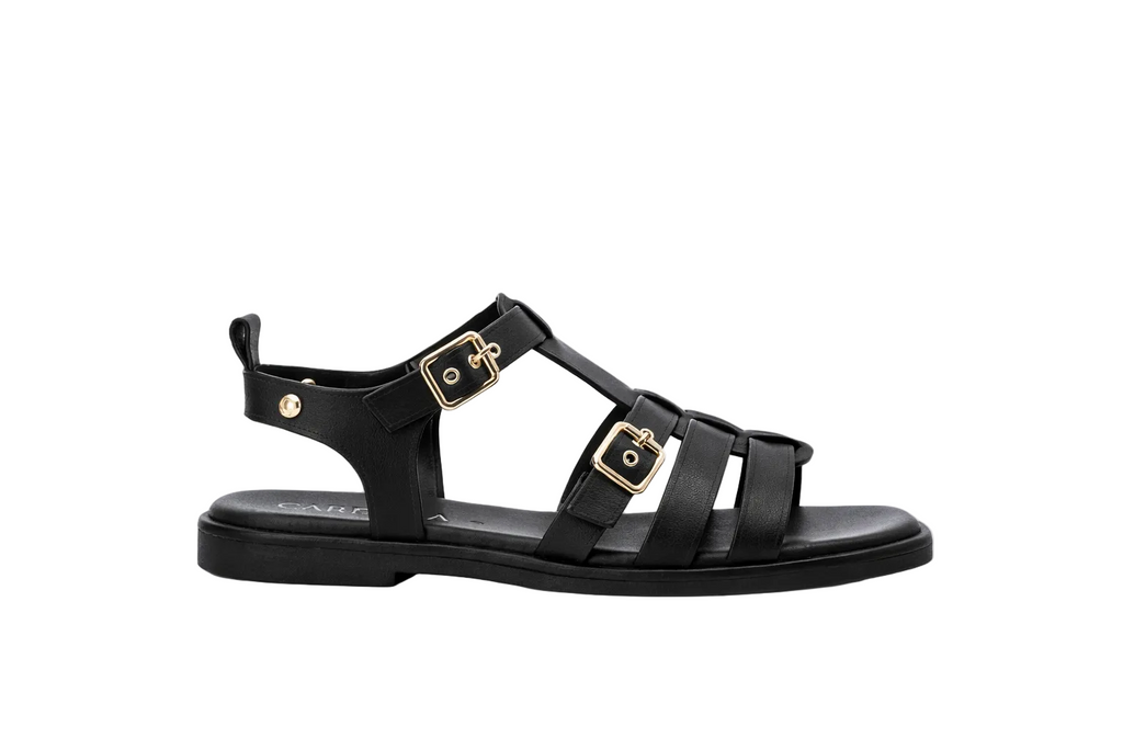 Carmela - 161398 - Flat Sandals - Black