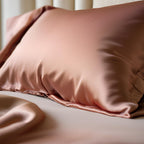 100% Mulberry Silk Pillowcase - Rose Gold