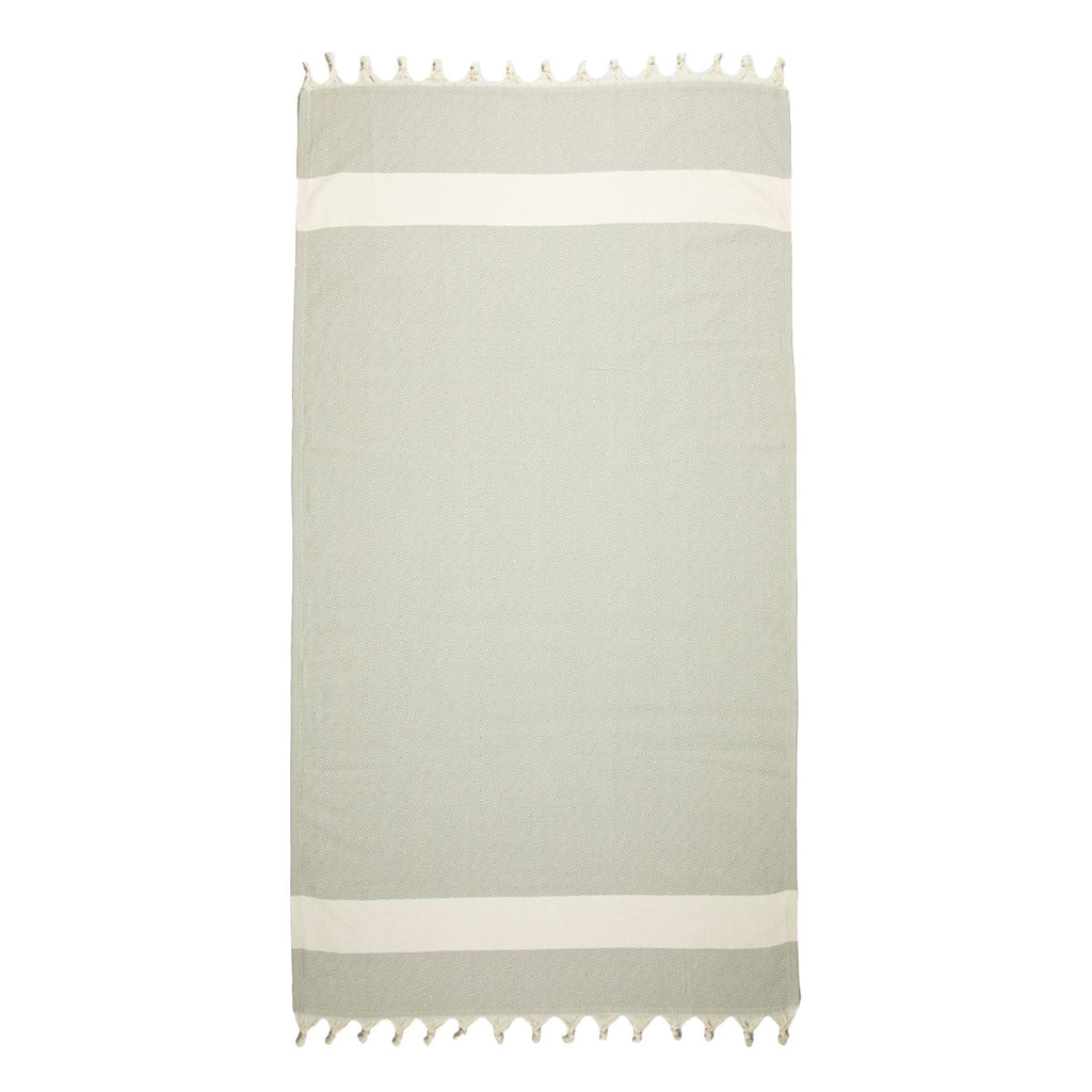 Grey Turkish Towel Diamond Tolu Australia