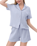 Lea 2-Piece Sleepwear Set – 100% Cotton High Quality