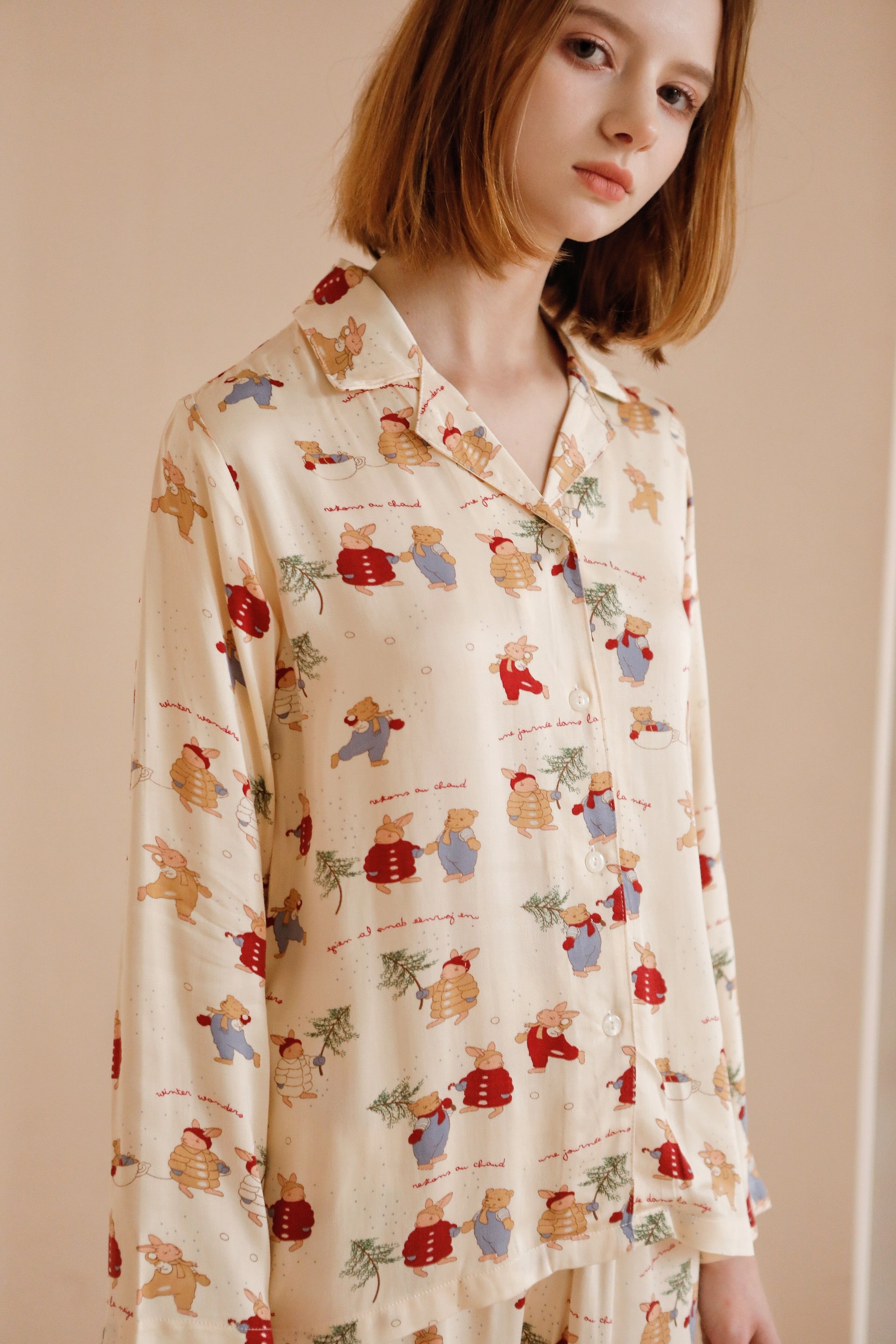 Farida 2-Piece Sleepwear Set – 100% Viscose High Quality