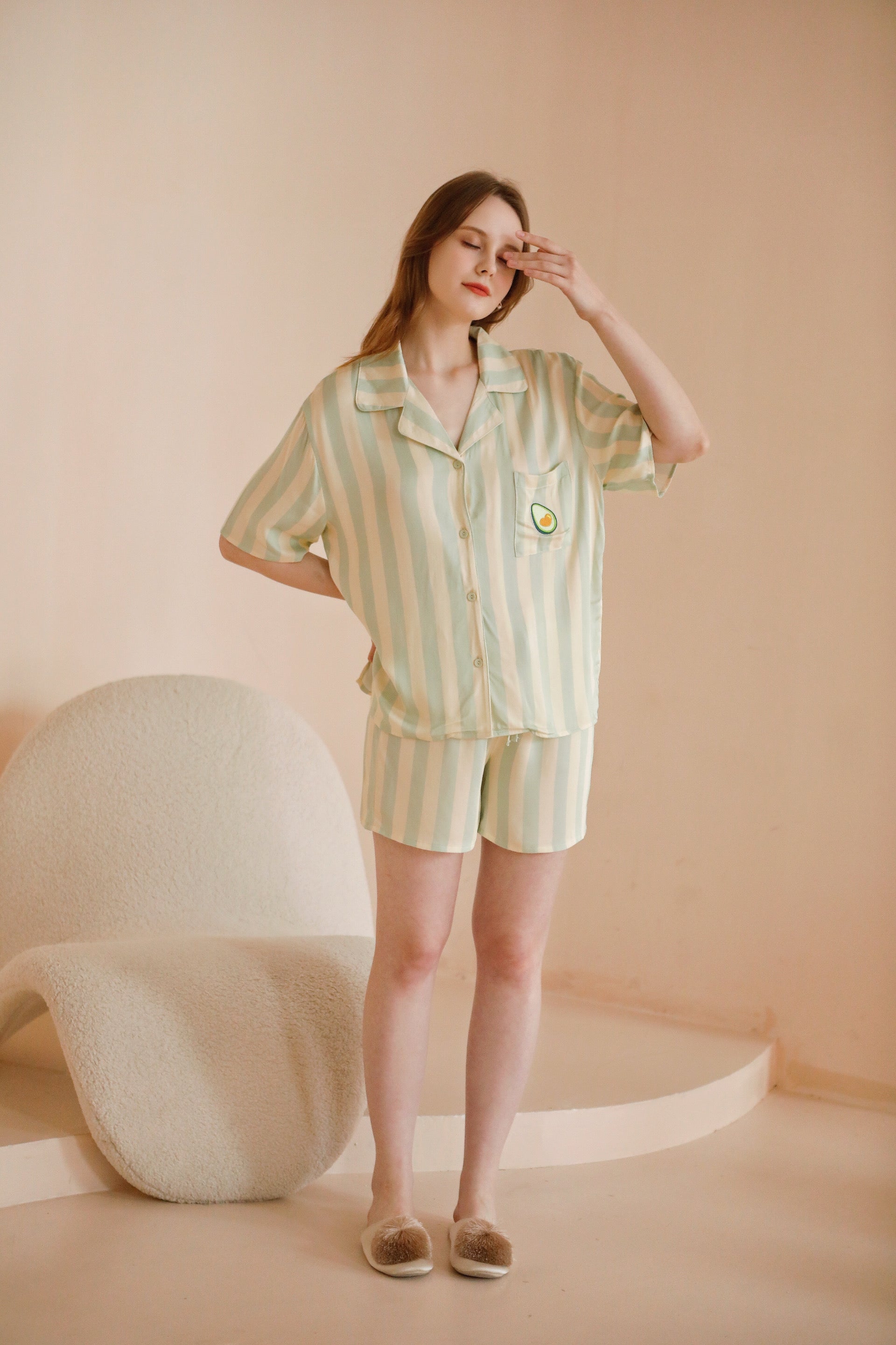Kavya 2-Piece Sleepwear Set – 100% Viscose High Quality