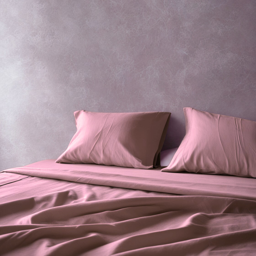 100% Cotton - Pink Rose Bed Sheet Set