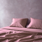 100% Cotton - Pink Rose Bed Sheet Set