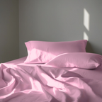 100% Cotton - Pink Lavender Bed Sheet Set