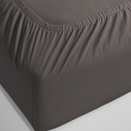 100% Cotton - Charcoal Grey Bed Sheet Set