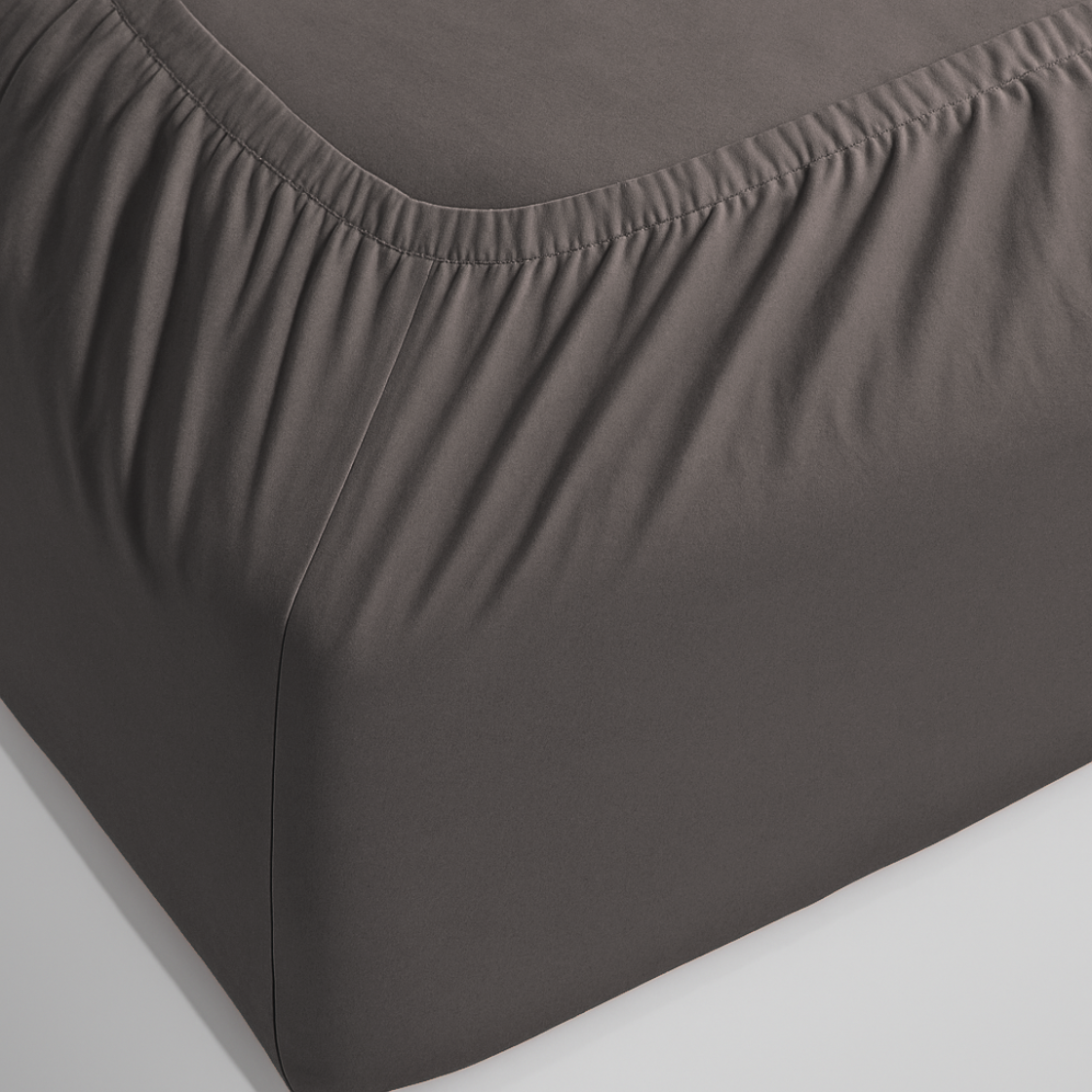 100% Cotton - Charcoal Grey Bed Sheet Set