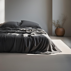 100% Cotton - Charcoal Grey Quilt Cover