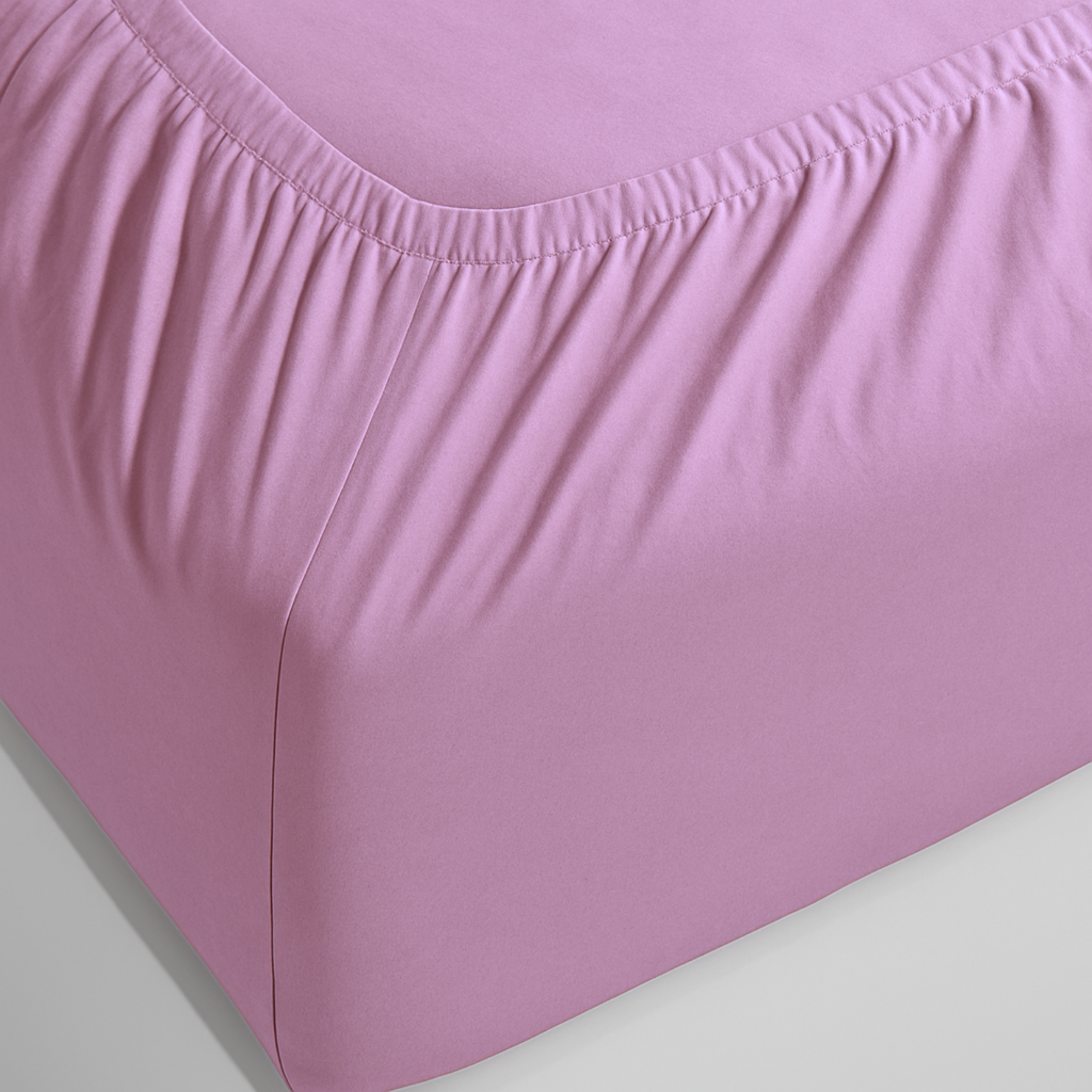 100% Cotton - Pink Lavender Bed Sheet Set