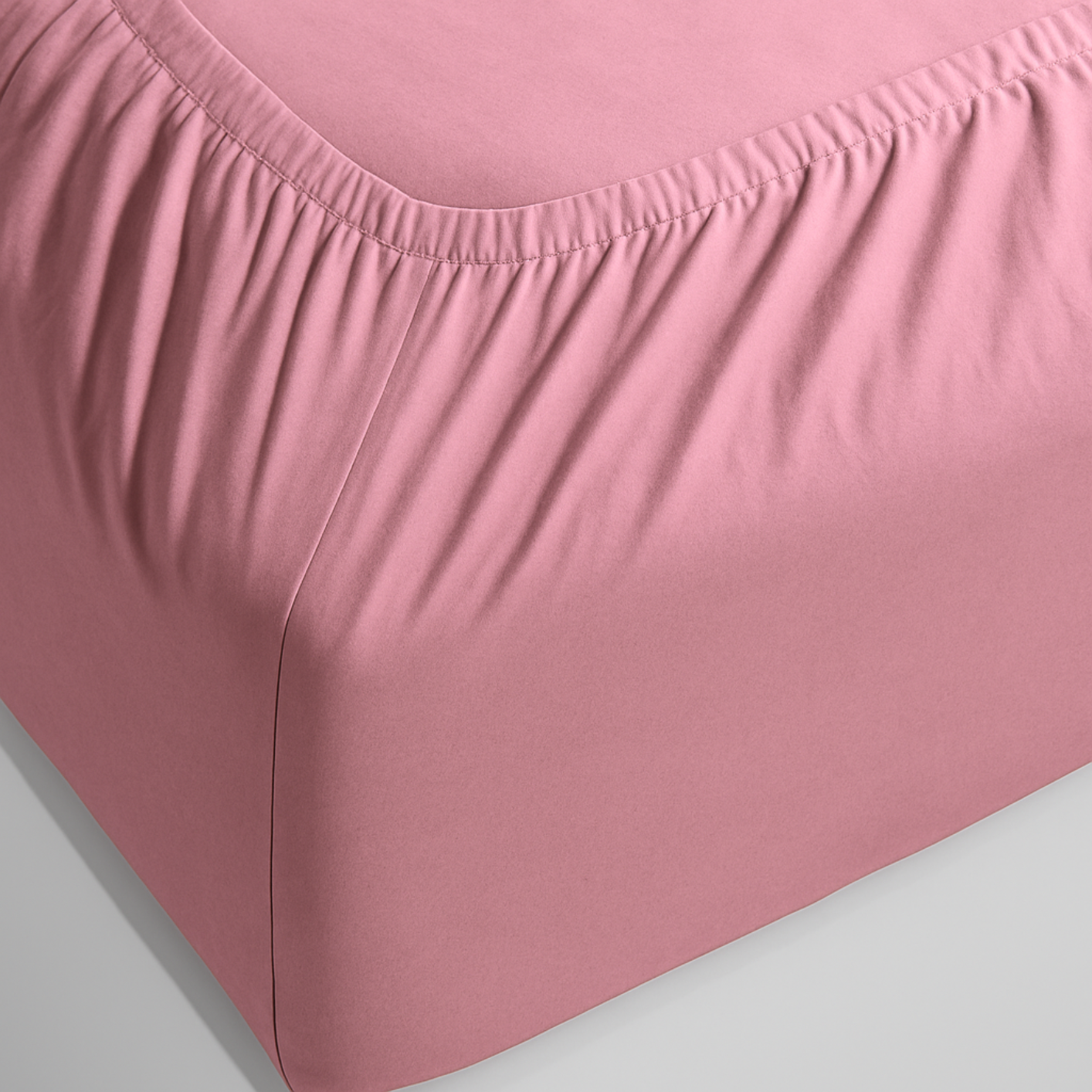 100% Cotton - Pink Rose Bed Sheet Set