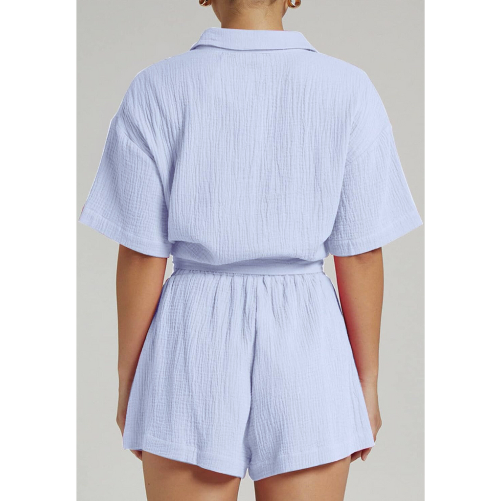 Lea 2-Piece Sleepwear Set – 100% Cotton High Quality